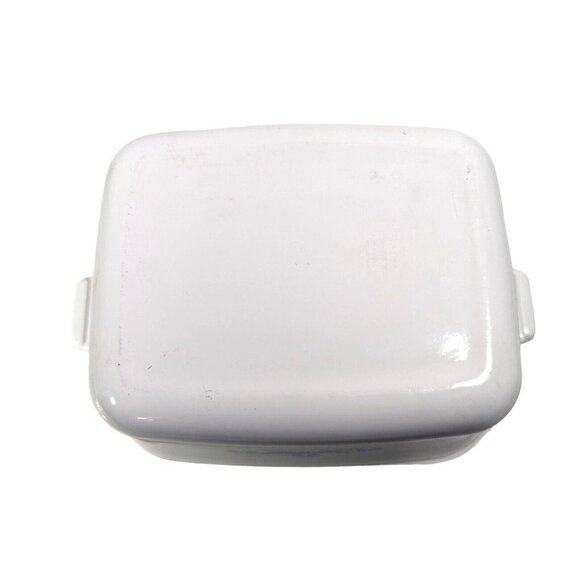 Retro Corning Ware Blue Cornflower Casserole Dish 1.5 Quart P-4-B Pyrex P-4-C - Picture 6 of 7